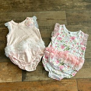 Kyle and Deena Ruffled Baby Onesie Set